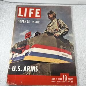 Life Magazine- July 7, 1941-Defense Issue, US Arms, George S. Patton